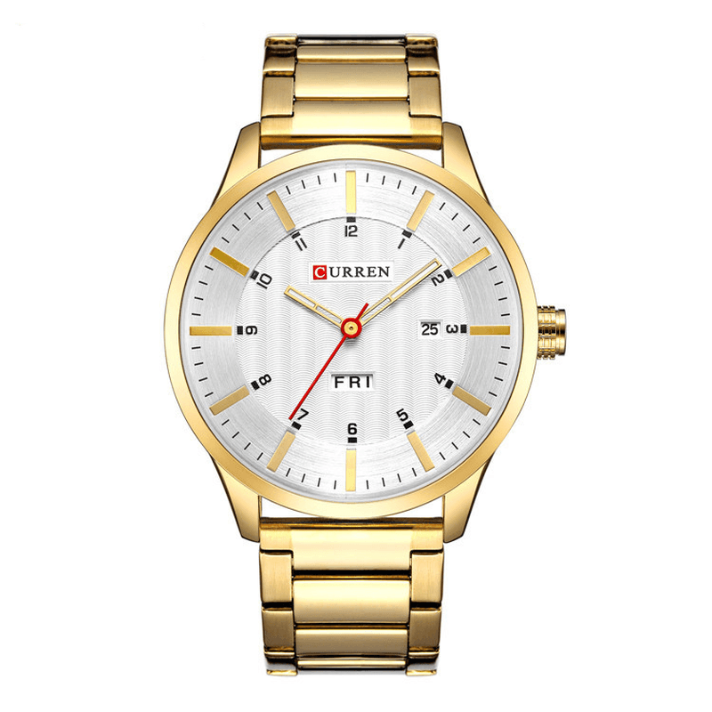 CURREN 8316 Waterproof Business Style Men Wrist Watch Calendar Quartz Watches - MRSLM