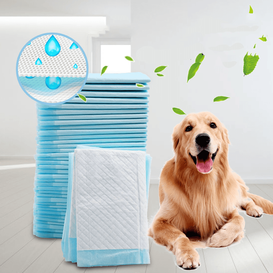 Pet Dog Diapers Disposable Heavy Absorbency Underpads Pet Dog Training Urine Pad Diapers for Dogs Cleaning Diapers - MRSLM