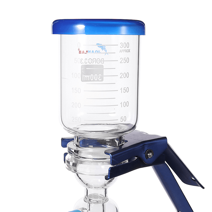 1000Ml Glass Sand Core Vacuum Filtration Apparatus Liquid Solvent Filter Unit Device Flask Funnel Clamp Kit - MRSLM