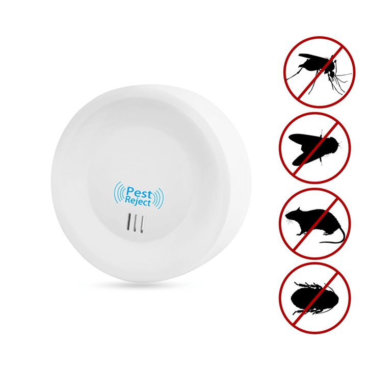 Loskii HP-220 Home Indoor Electronic Plug in Ultrasonic Pest Control Mosquitoes Mice Pest Repeller with Night Light - MRSLM