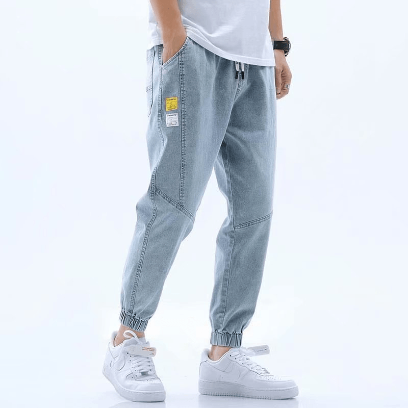 Cropped Trousers Trend Summer Thin Casual Pants - MRSLM