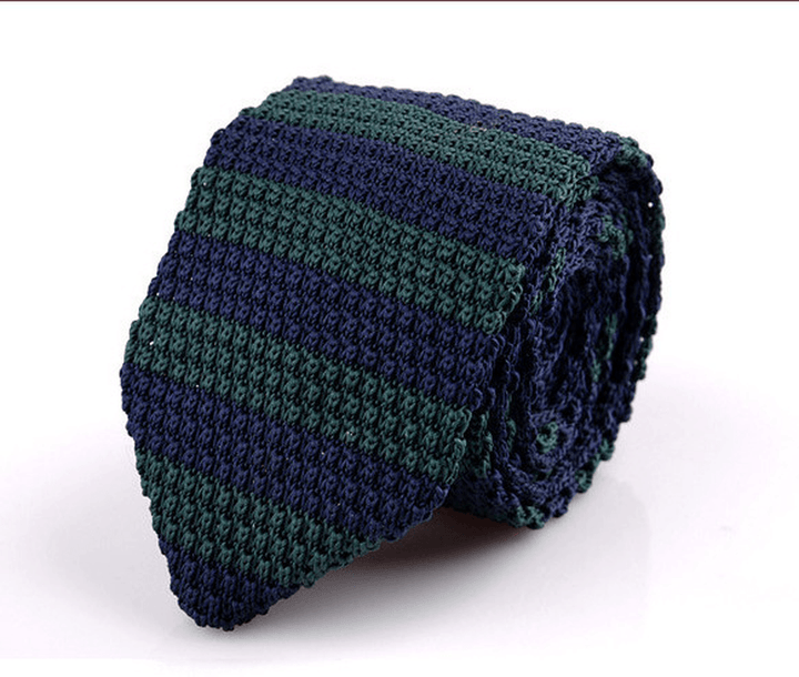 Korean Version of British Retro Fashion Wool Hand-Made Tide Sharp-Pointed Necktie - MRSLM