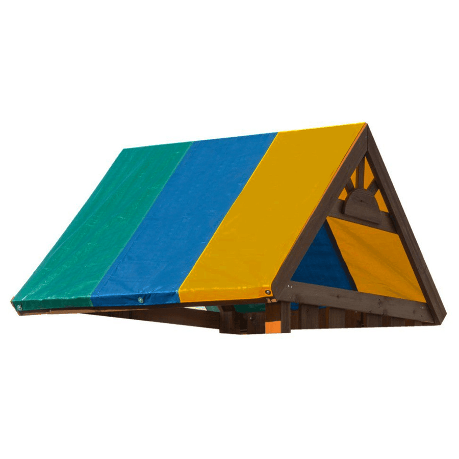 Outdoor Playground Swing Canopy Shade Replacement Tarp Roof Waterproof Cover Camping Tent Sunshade - MRSLM