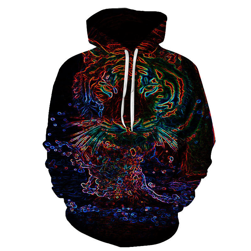 Digital Printed Sweatshirt Hoodie Men'S and Women'S Jacket - MRSLM