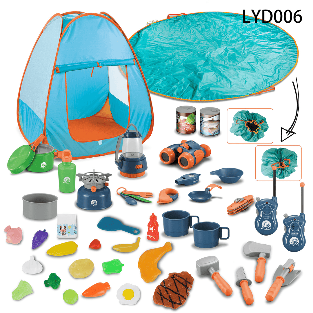 Children'S Simulation Camping Tent Play House Toys Outdoor - MRSLM