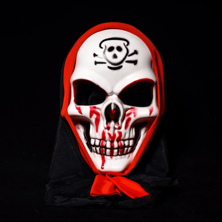 Halloween Terror Mask Clown Skulls Vendetta Man Mask for Stage Street Dance - MRSLM