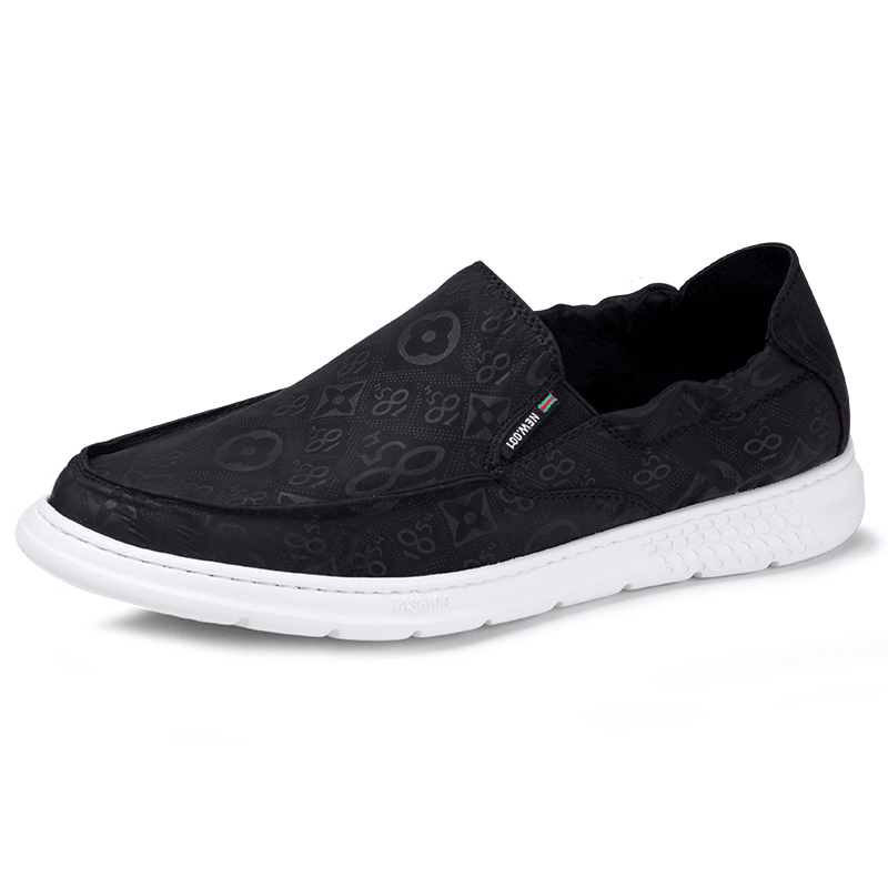 Men Canvas Breathable Comfy Soft Sole Non Slip Brief Casual Old Peking Cloth Shoes - MRSLM