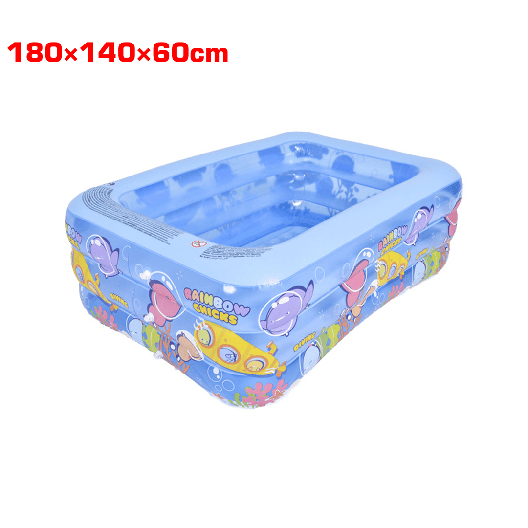 JILONG Inflatable Swimming Pool High Quality Outdoor Home Use Paddling Pool Kids Adults Large Size Inflatable Pool - MRSLM