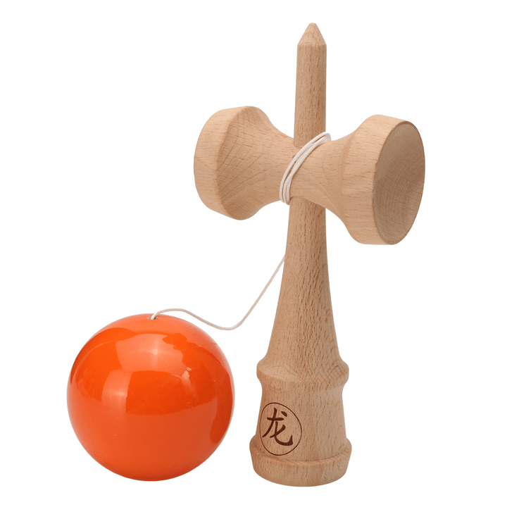 Wood Kendama Toy Professional Solid Skillful Juggling Ball Children Game Skill Toy - MRSLM