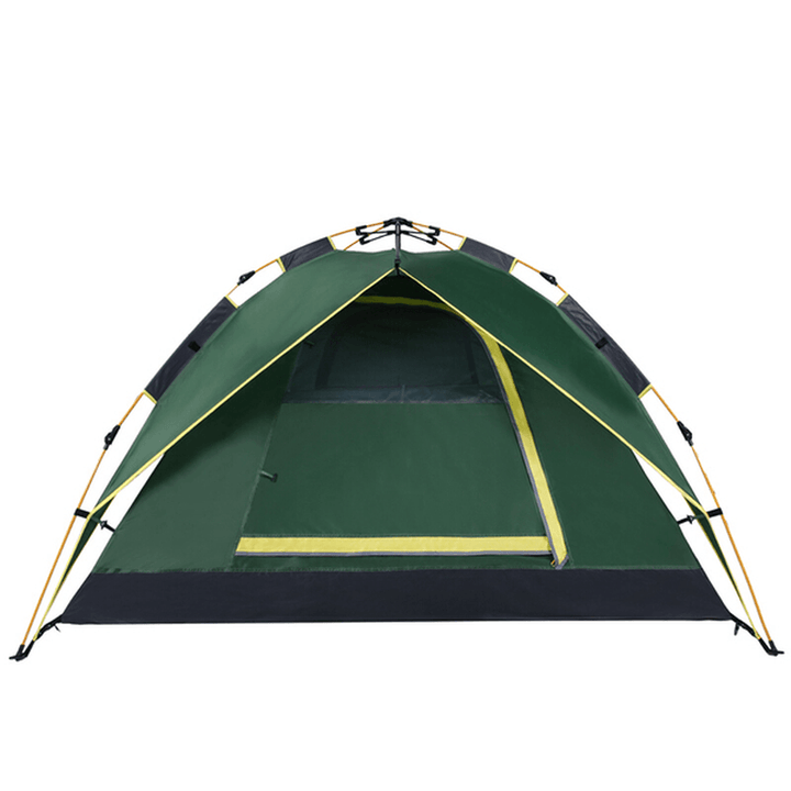 Ipree® 200 X 200 X 135Cm 3-4 Person Camping Tent Dual Layer Waterproof Windbreak Portable Outdoor Equipment - MRSLM