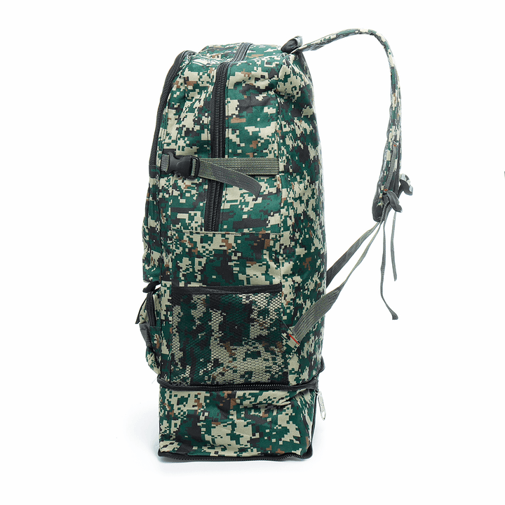 70L Outdoor Tactical Backpack Waterproof Nylon Rucksack Sports Climbing Trekking Shoulder Bag Camping Hiking - MRSLM