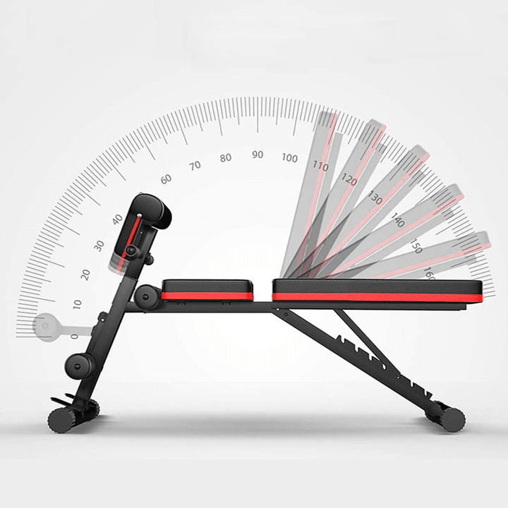 Bominfit WB1 5-In-1 Gym Bench Multifunctional Supine Board Foldable Abdominal Training Machine Bodybuilding Home Fitness Equipment - MRSLM