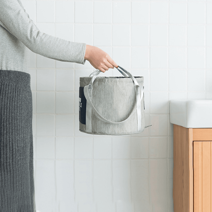 Ipree® 13.2L Folding Basin Bucket Portable Washbasin Camping Travel Washing Bucket Bag - MRSLM