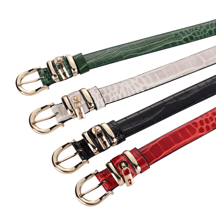 Wide Belt Ladies Cowhide Wide Belt Leather Decorative Belt - MRSLM