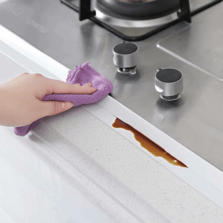 3.8CM X 3.2M PVC Kitchen Bathroom Sink Waterproof Sealing Tape Anti-Mildew Strong Self-Adhesive Bathtub Sealing Tape Wall Sticker - MRSLM