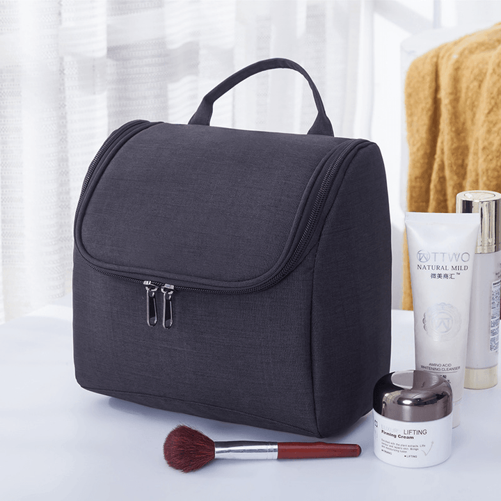 Portable Travel Cosmetic Bag with Hooks Large-Capacity Cosmetic Organizer - MRSLM