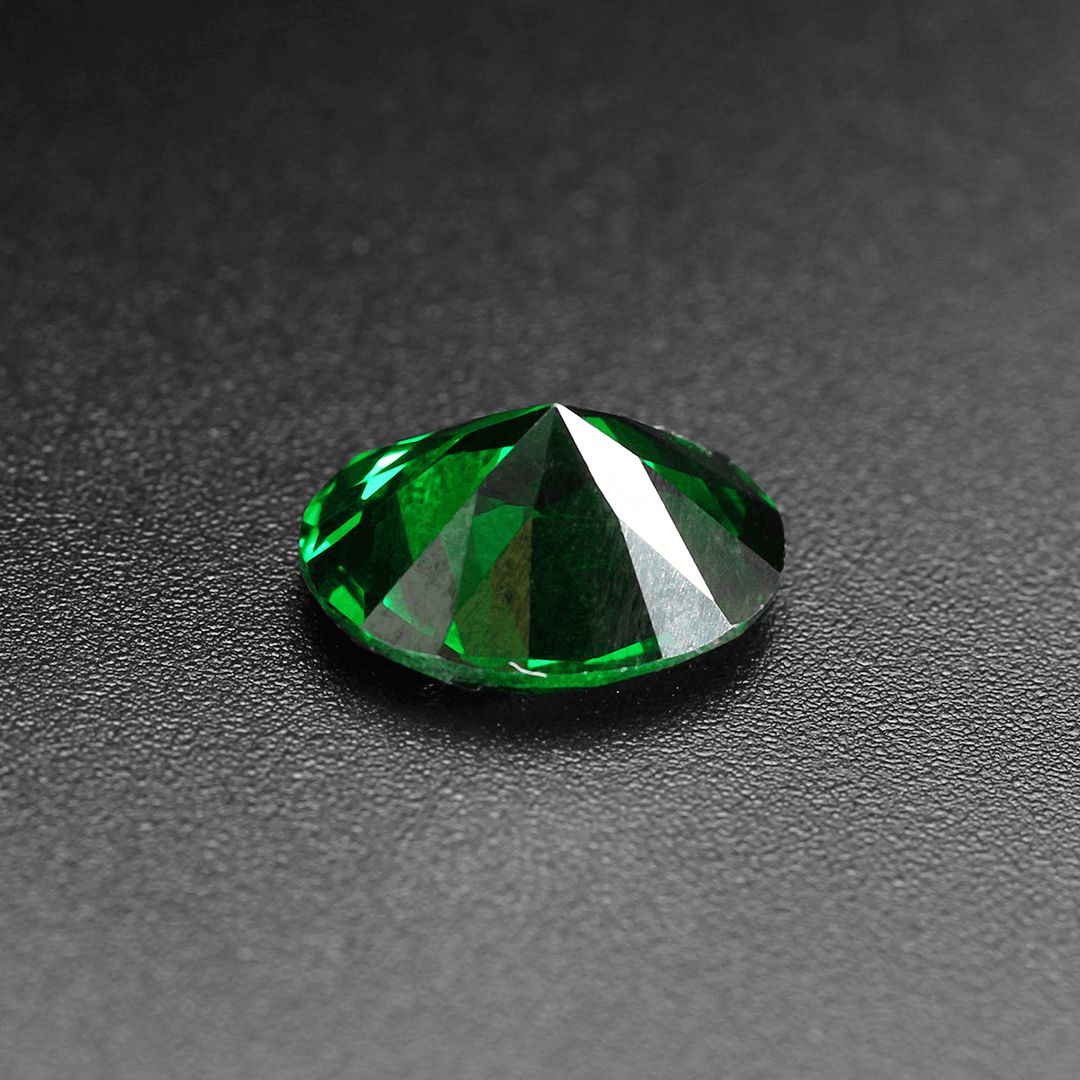 Natural Mined Colombia Green Emerald 8X10Mm 4.16Ct Oval Cut VVS AAA Loose Gems Decorations - MRSLM