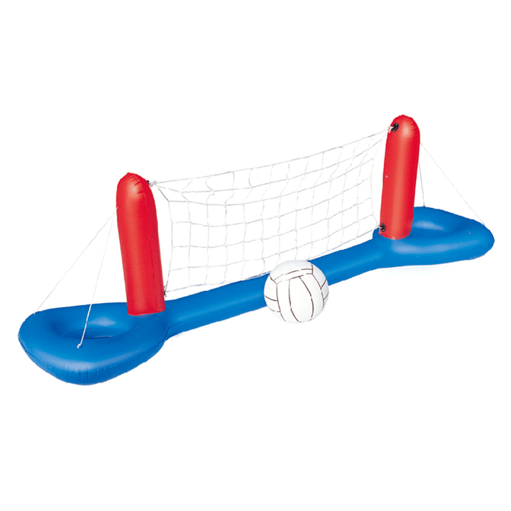 Inflatable Water Volleyball Kit Set Swimming Pool Floating Ball + Net Summer Outdoor Water Playing Game Set - MRSLM