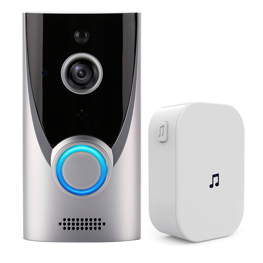 Smart Wireless WIFI Doorbell Video Camera Intercom Record Bell Home Security Video Doorbell - MRSLM