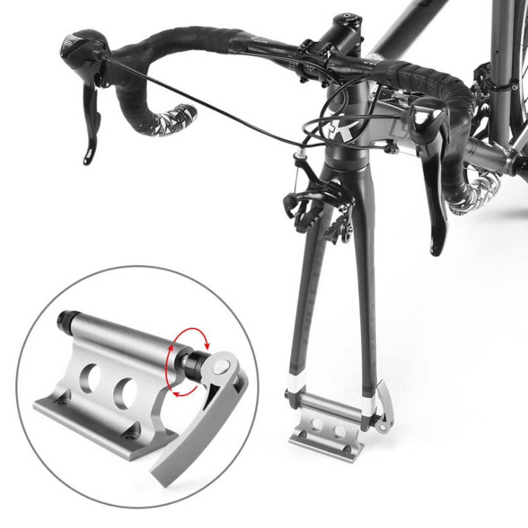 BIKIGHT Bike Front Fork Stand Quick Release MTB Road Bike Fork Holder Bicycle Fixed Clamp Car Travel Bicycle Accessories - MRSLM