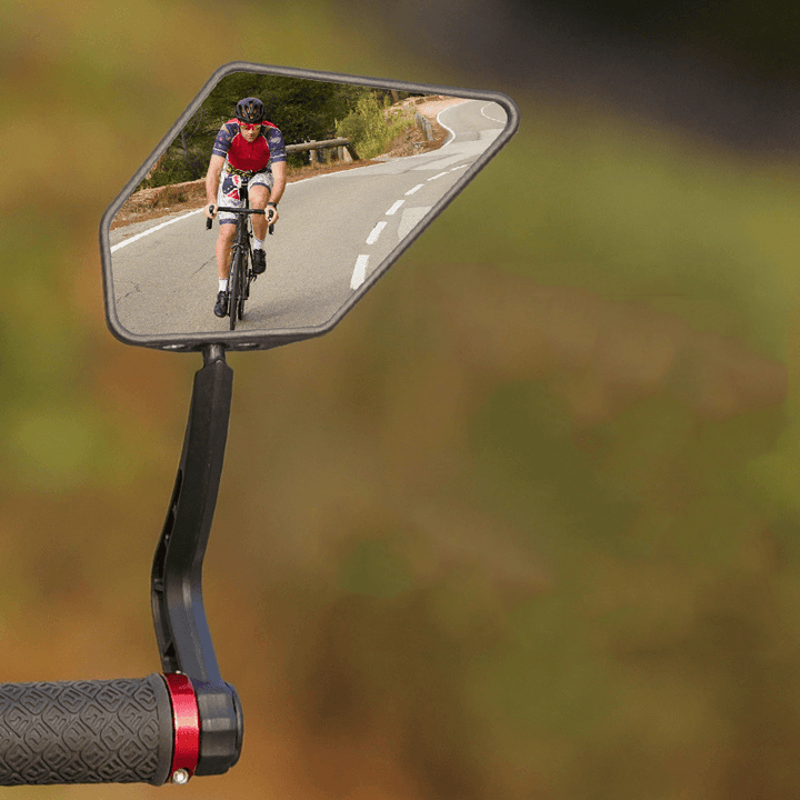 WEST BIKING 1 Pair Bicycle Rear View Mirror HD Wide Angle 360 Degree Rotate Cycling MTB Road Bicycle Handlebar End Rearview Mirrors - MRSLM