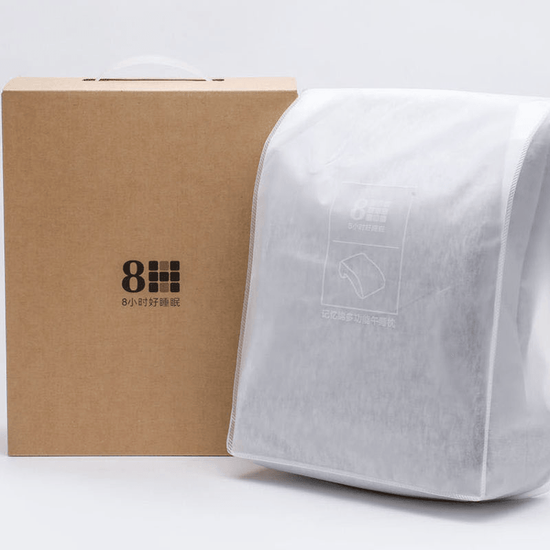 8H Memory Foam Neck Protective Waist Travel Pillow Back Antibacterial Portable - MRSLM