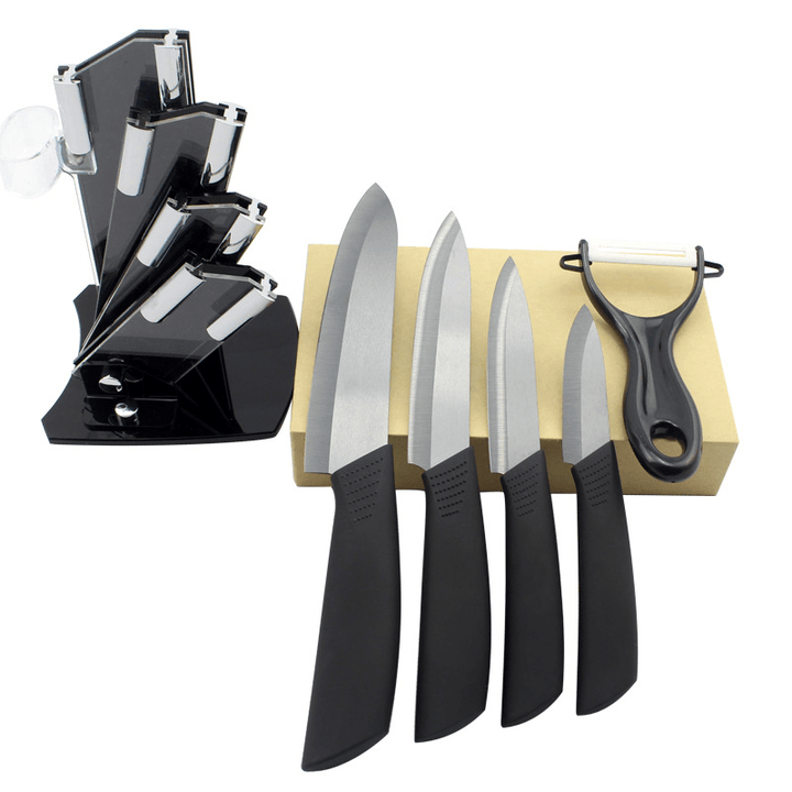 FINDKING High Quality Black Blade Black Handle Ceramic Knife Set - MRSLM