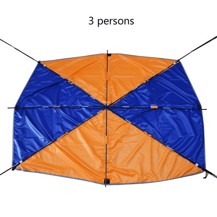 2/3/4 Person Inflatable Boat Dinghy Awning Fishing Shade Cover Sun Canopy Folding Sunshade Tent Rain Shelter Boat Accessories - MRSLM