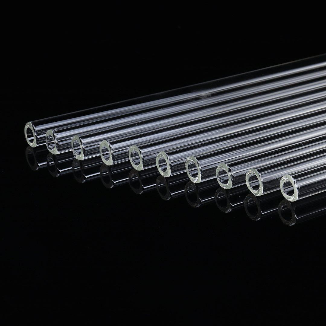 10Pcs Length 150Mm OD 10Mm 1Mm Thick Wall Borosilicate Glass Blowing Tube Lab Tubes - MRSLM