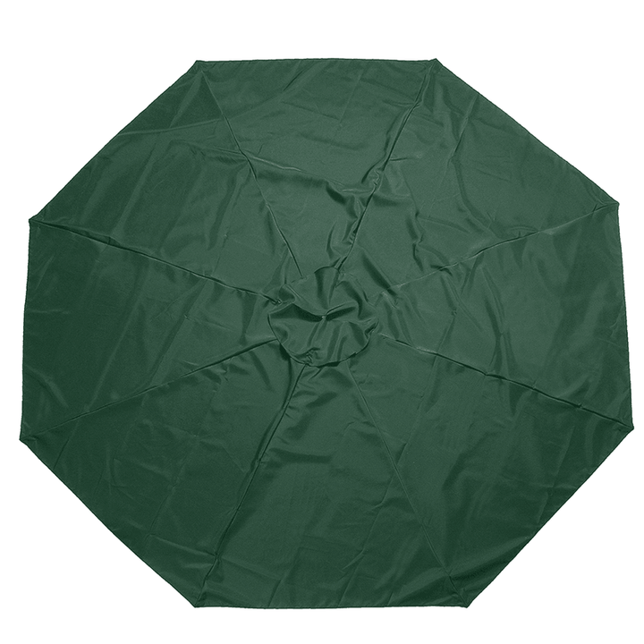 GREATT 3M Outdoor Umbrella Canopy Replacement Fabric Garden Parasol Roof for 8 Arm Sun Cover - MRSLM