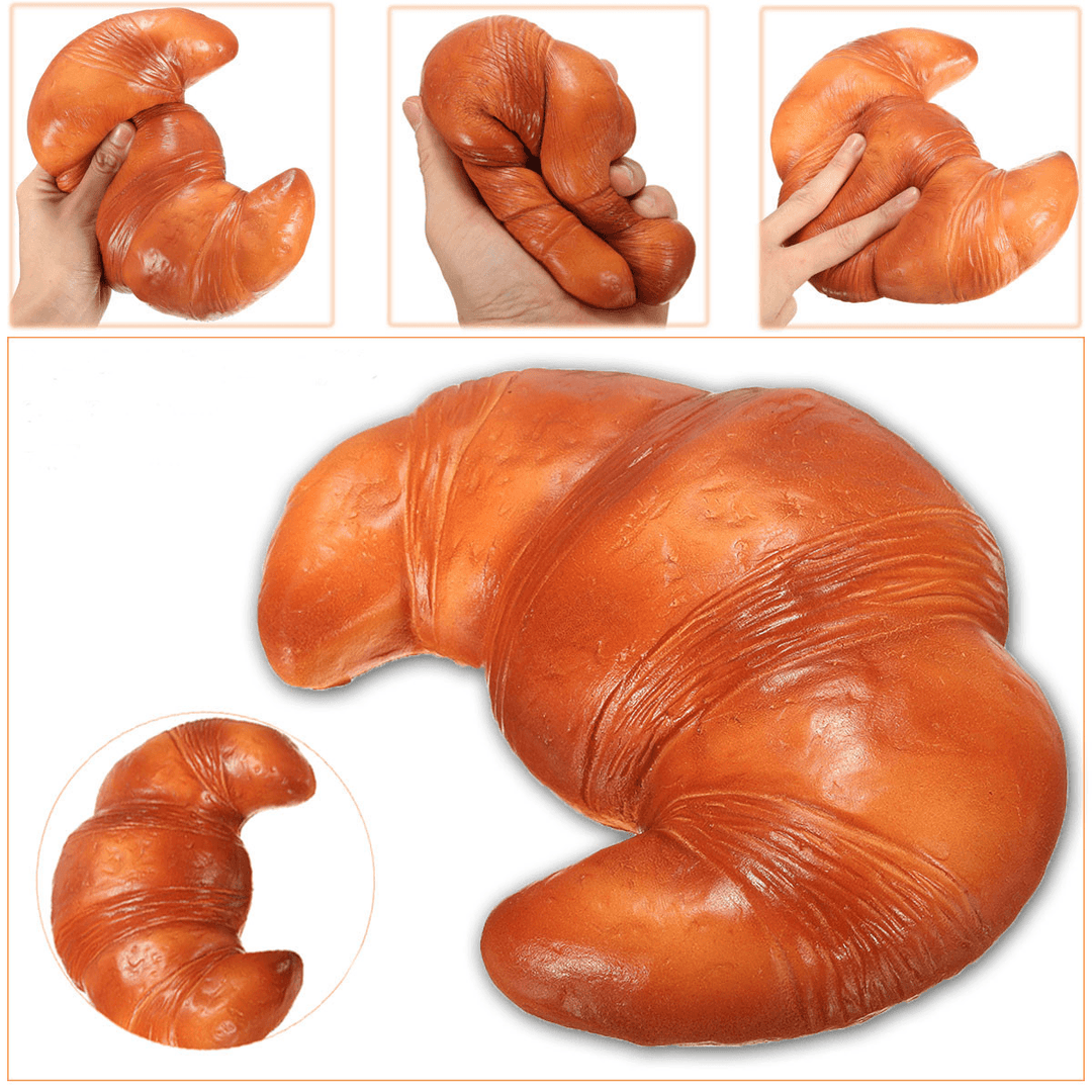 Areedy 18Cm Croissant Squishy Scented Licensed Super Slow Rising Bread with Original Package - MRSLM