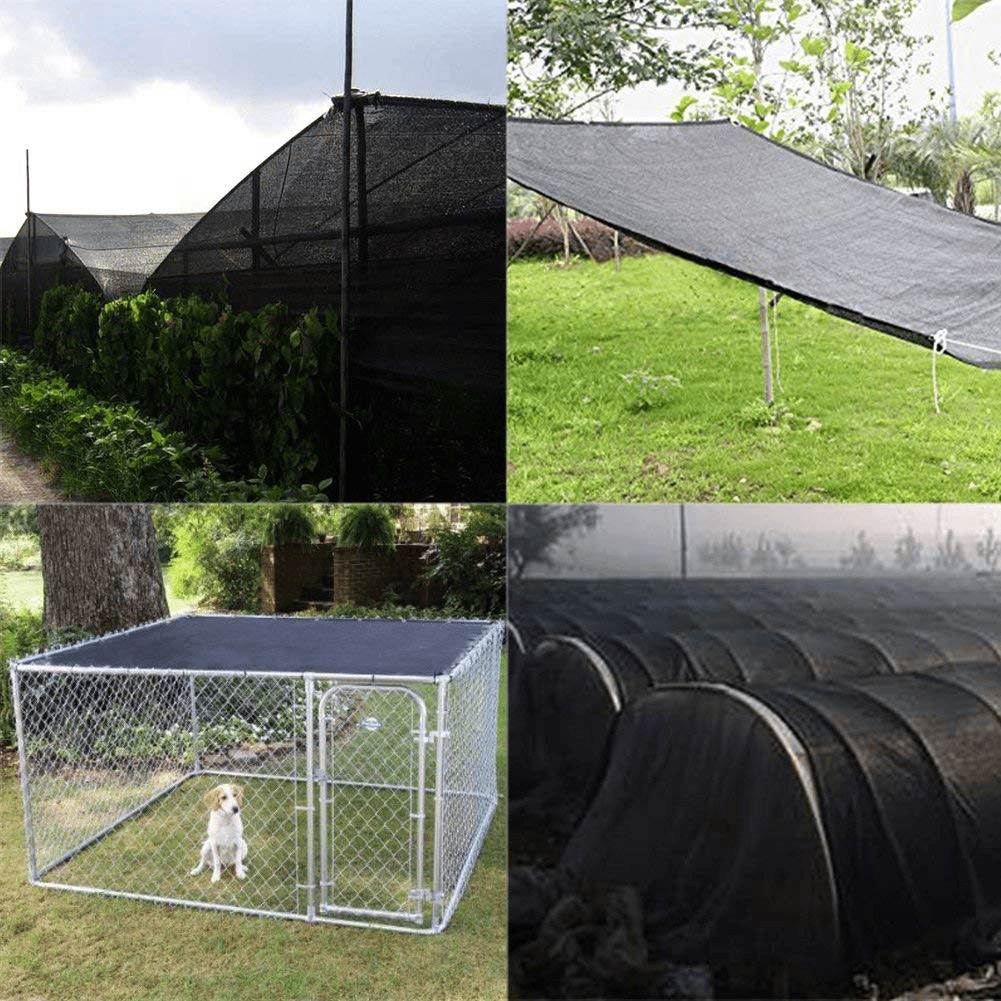 95% UV Sun Shade Sail Net Outdoor Garden Awning Canopy Greenhouse Cover - MRSLM