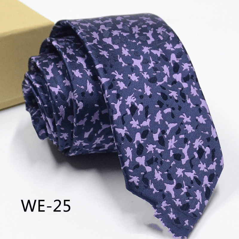 6CM Trendy Men'S 1960 Needle Fine Made Nano Waterproof Tie - MRSLM