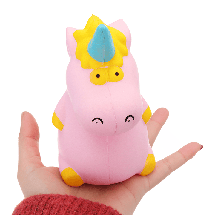 Areedy Squishy Baby Unicorn Hippo 14Cm*10Cm*8Cm Licensed Super Slow Rising Cute Pink Scented Original Package - MRSLM