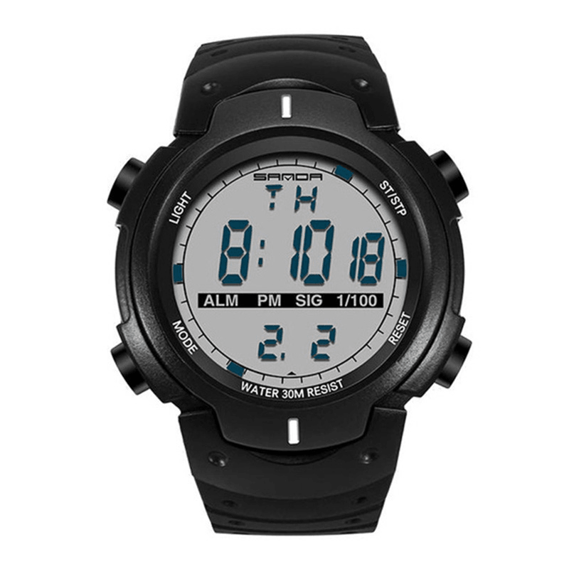 SANDA 269 Digital Watch Luminous Motion Timing Stopwatch Calendar Alarm Watch Outdoor Sport Watch - MRSLM