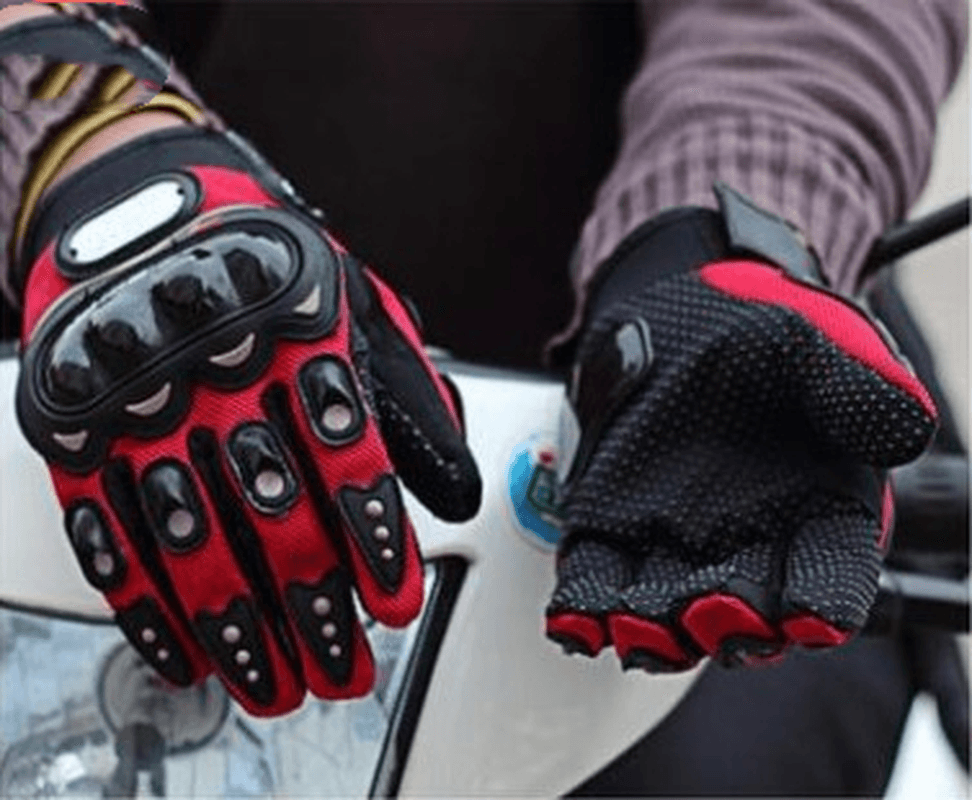 Gloves Knight Male Full Finger Protective Shell Anti-Fall Touch Screen Breathable - MRSLM