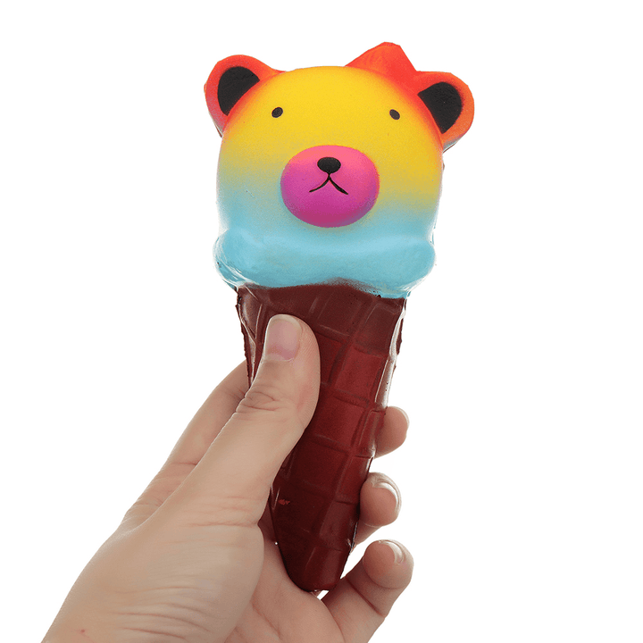 Bear Ice Cream Squishy 16CM Slow Rising Collection Gift Soft Toy - MRSLM