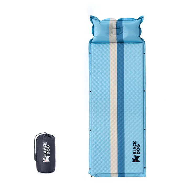 Blackdog Inflatable Sleeping Pad Self-Inflating Folding Single/Double People Air Mattress with Pillow Camping Travel - MRSLM