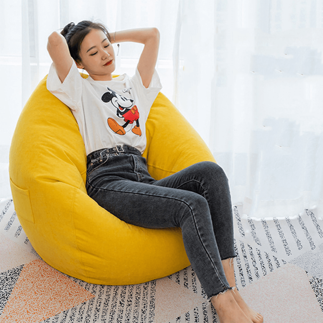 NESLOTH Soft Bean Bag Chairs Sofa Indoor Lazy Sofa 70*80 Contains EPS Particles for Gaming Rest Sofa - MRSLM