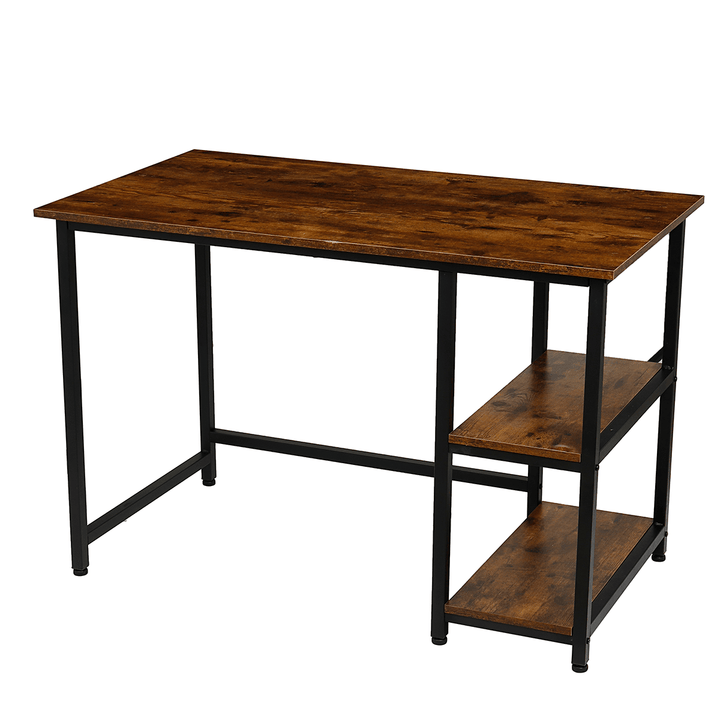 Computer Desk with Storage Shelves Study Writing Gaming Table for Home Office - MRSLM
