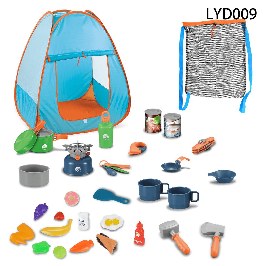 Children'S Simulation Camping Tent Play House Toys Outdoor - MRSLM