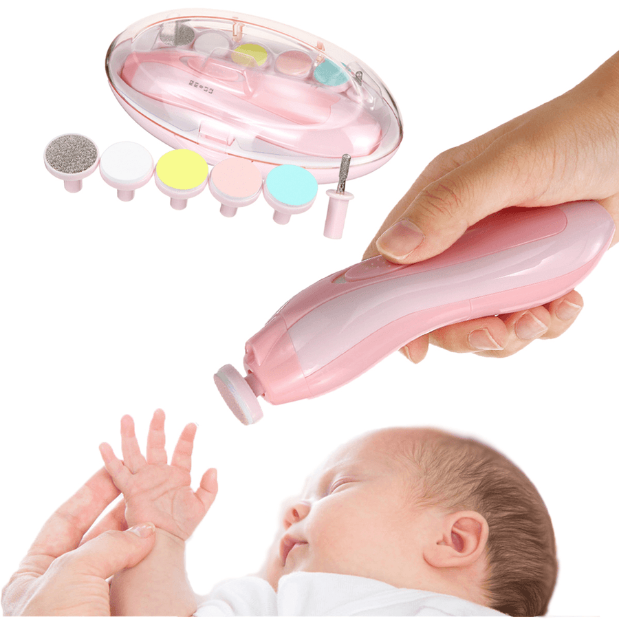 Electric Baby Nail Trimmer Kids Infant Baby Cutter Nail Care for Baby Trimmer Manicure Clipper Scissors - MRSLM