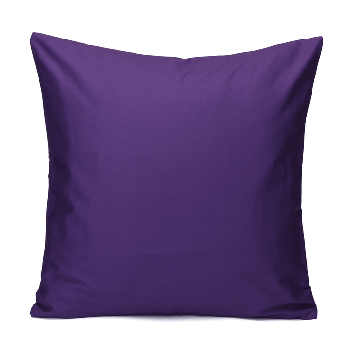 Cotton Pillow Case Solid Color Cushion Cover Throw Home Sofa Decoration 45X45Cm - MRSLM