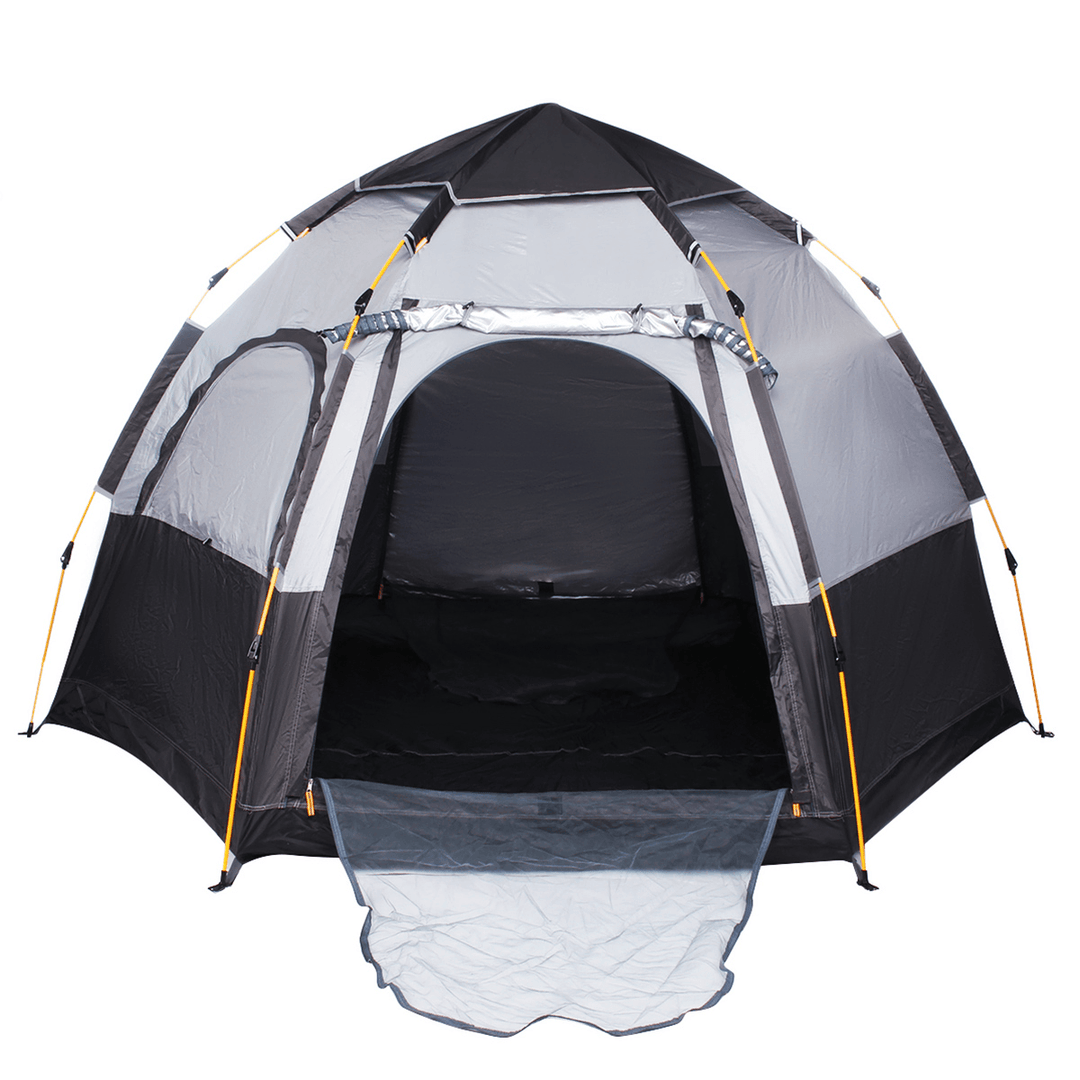3-4 Persons Camping Tent Anti-Uv Sunshade Shelter Automatic up Tent Outdoor Camping Family Travel Tent - MRSLM