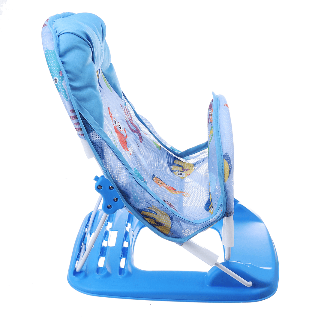 Baby Swing Seat Folding Portable Baby Bath Shower Chair for 0~12 Month Baby - MRSLM