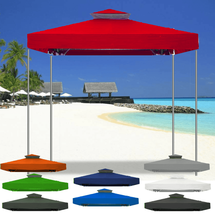 298X298Cm Camping Tent Top Roof Cover Outdoor Waterproof Canopy Cover Sunshade Accessories Replacement - MRSLM