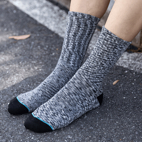 5 Pairs Unisex Sweat-Absorbent Breathable Thicken Warm Outdoor Mountaineering Tube Sock - MRSLM