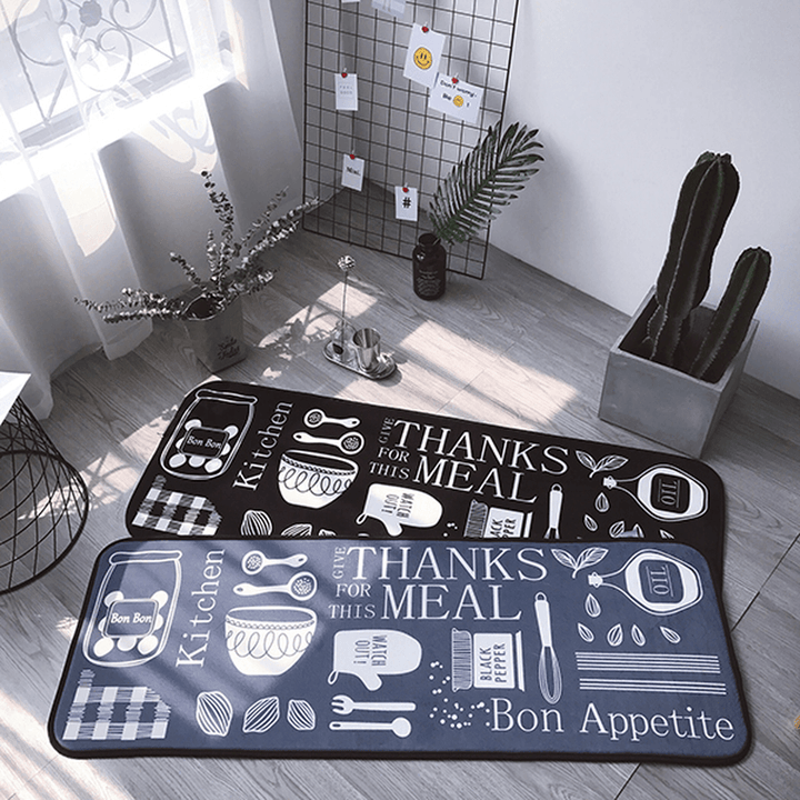 Soft Rectangular Area Rug Carpet Living Room Dining Room Kitchen anti Skid Foot Mats Floor Mat - MRSLM