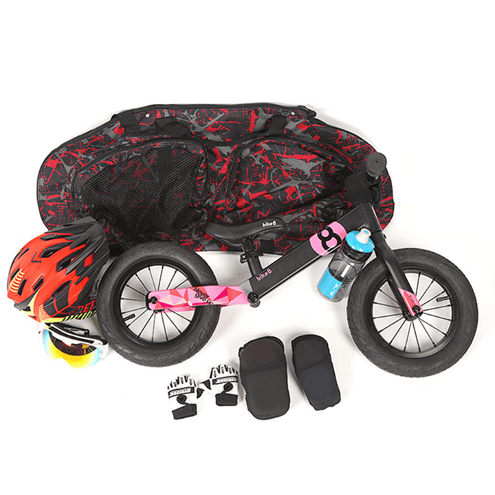 Oxford Cloth 12 Inch Scooter Carrying Bag Wear Resistant Children Bike Storage Bag Kids Balance Bicycle Scooter Cover - MRSLM