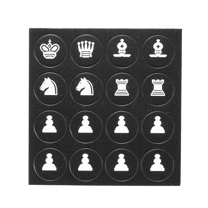 Folding Magnetic Chess Set Portable Wallet Pocket Chess Board Puzzle Kids Adult Games Indoor Outdoor Travel - MRSLM